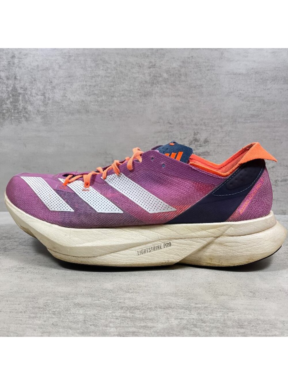 Adidas Adizero Adios Pro 3 Running Shoes - Men's Size 11 - Purple